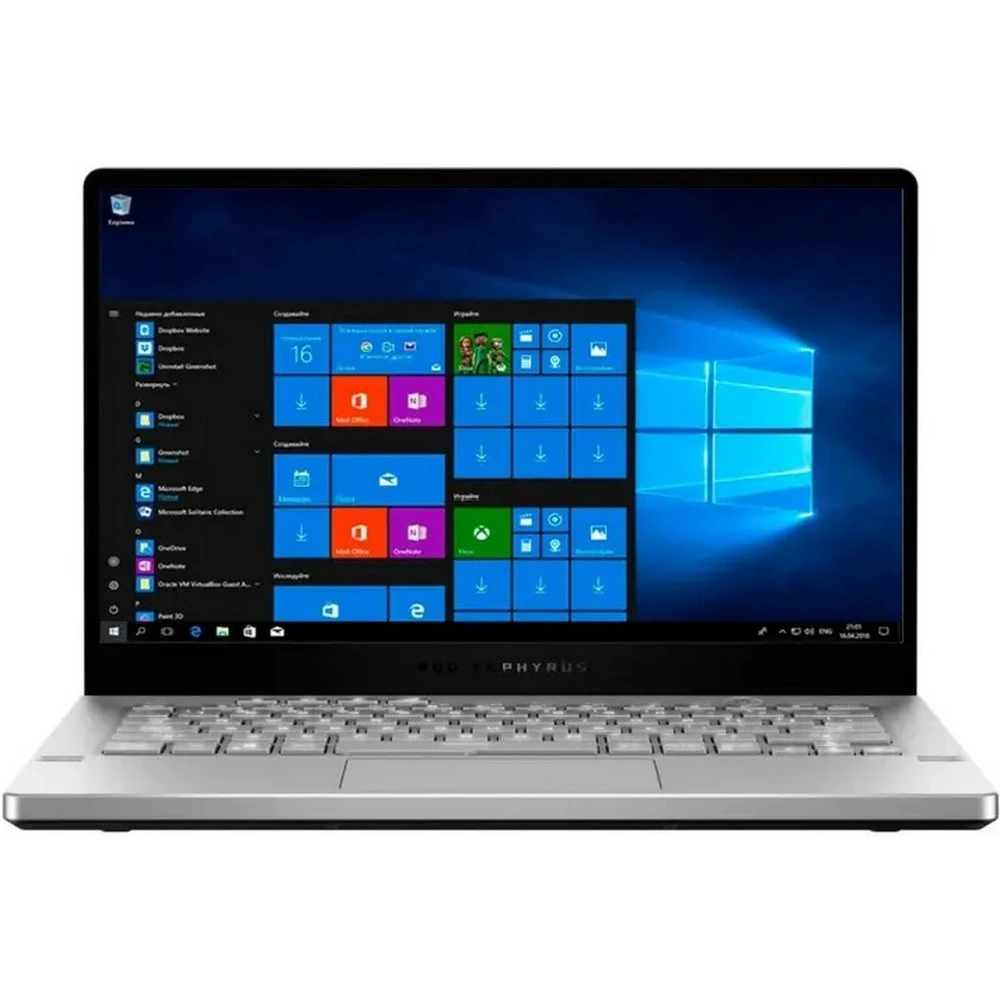 Ноутбук Asus ROG Zephyrus G14 GA401QE-HZ101T 90NR05R5-M04260 14 ", FHD 1920x1080 (16:9), AMD, Ryzen 7, 16 Гб, 512 ГБ, nVidia GeForce RTX 3050 Ti, Windows 10 Home