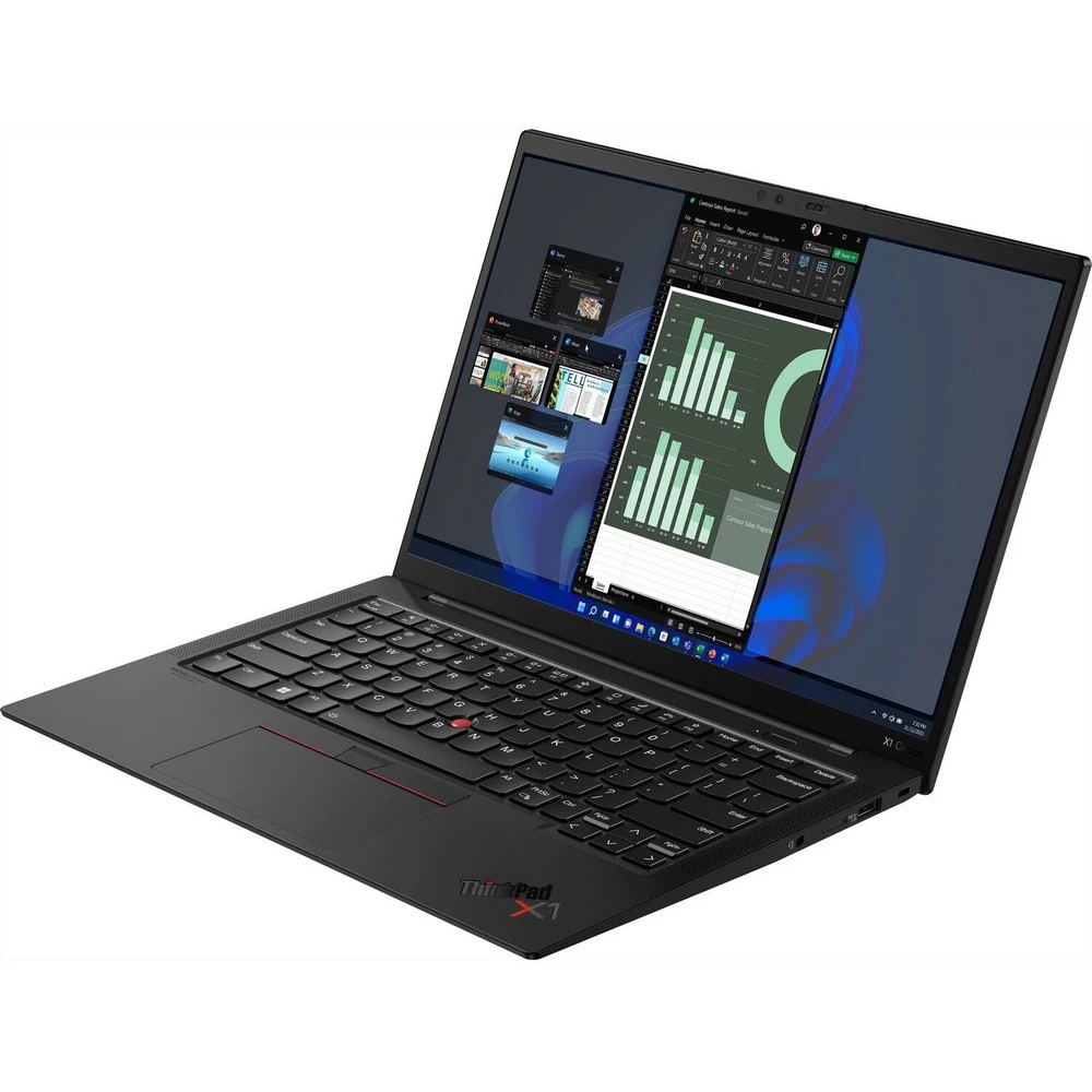 Ноутбук Lenovo ThinkPad X1 Carbon Gen 10 21CB000BUS 14 ", WUXGA 1920x1200 (16:10), Intel, Core i7, 16 Гб, 512 ГБ, Intel Iris Xe Graphics, Windows 10 Pro
