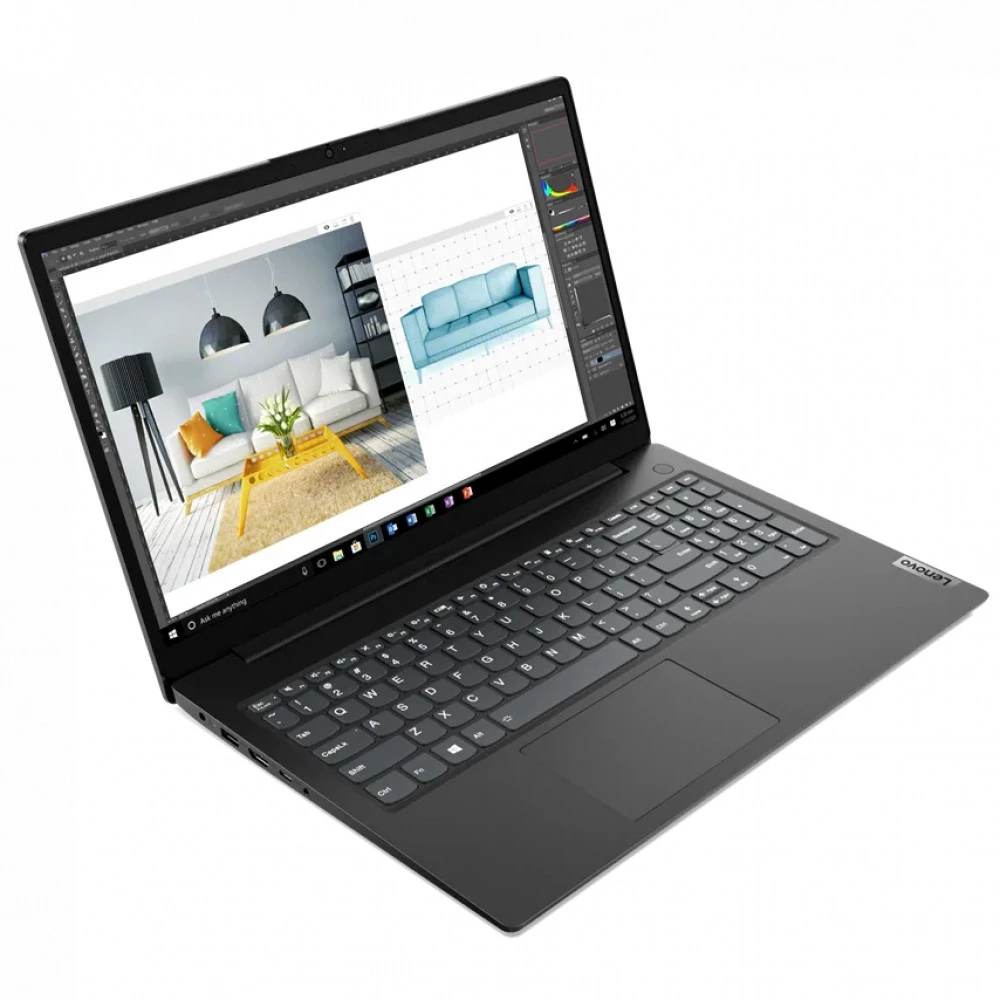 Ноутбук Lenovo V15 82KD00DECD 15.6 ", FHD 1920x1080 (16:9), AMD, Ryzen 5, 8 Гб, 512 ГБ, AMD Radeon Vega