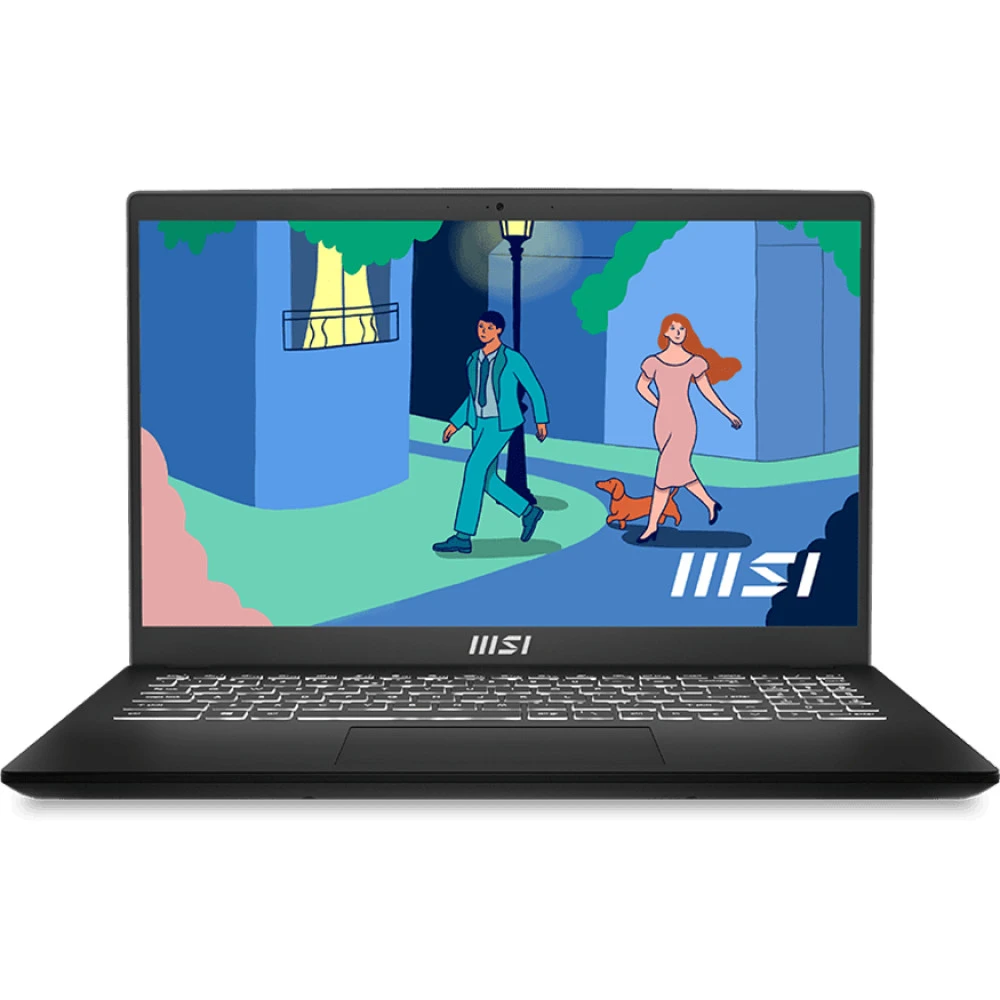 Ноутбук MSI Modern 15 9S7-15H112-234 15.6 ", FHD 1920x1080 (16:9), Intel, Core i5, 16 Гб, 512 ГБ, Intel Iris Xe Graphics, Windows 11 Pro