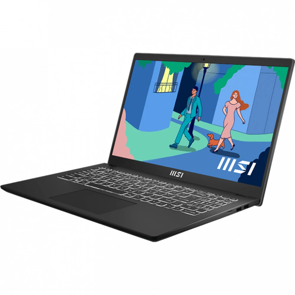 Ноутбук MSI Modern 15 9S7-15H112-234 15.6 ", FHD 1920x1080 (16:9), Intel, Core i5, 16 Гб, 512 ГБ, Intel Iris Xe Graphics, Windows 11 Pro