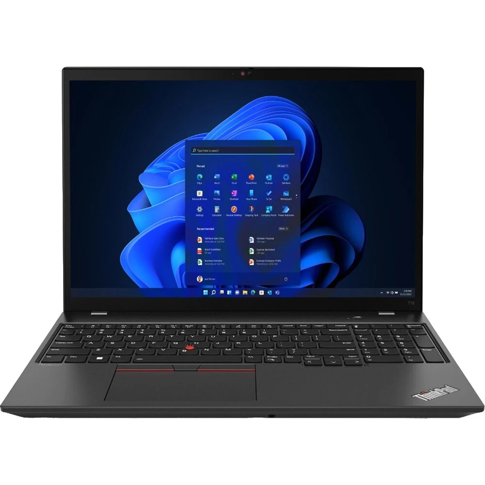 Ноутбук Lenovo ThinkPad T16 Gen 1 21BV009JRT 16 ", WUXGA 1920x1200 (16:10), Intel, Core i7, 16 Гб, 1 ТБ, Intel Iris Xe Graphics, Windows 11 Pro