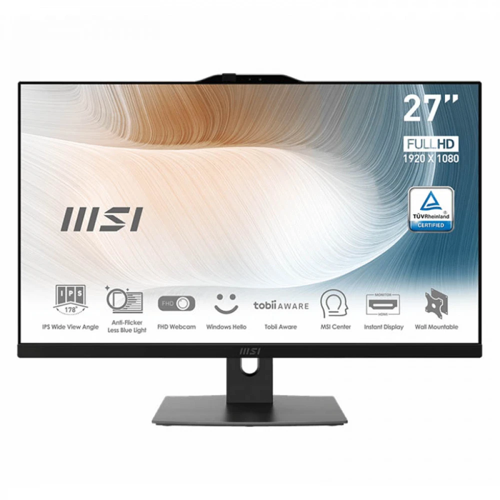 Моноблок MSI Modern AM272P 12M-271RU 9S6-AF8211-271 27 ", Intel, Core i7, 1260P, 3.4, 32 Гб, 1 Тб