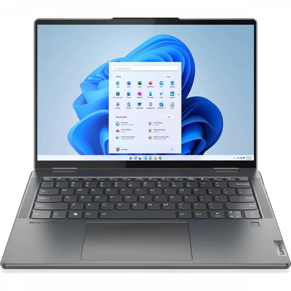 Ноутбук Lenovo Yoga 7 14IAL7 82QE007RRU 14 ", WQXGA+ 2880x1800 (16:10), Intel, Core i5, 16 Гб, 512 ГБ, Intel Iris Xe Graphics, Windows 11 Home