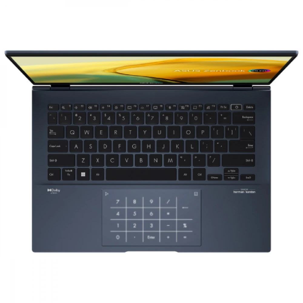 Ноутбук Asus ZenBook 14 UX3402ZA-KM302W 90NB0WC1-M00BM0 14 ", WQXGA+ 2880x1800 (16:10), Intel, Core i7, 16 Гб, 512 ГБ, Intel Iris Xe Graphics, Windows 11 Home