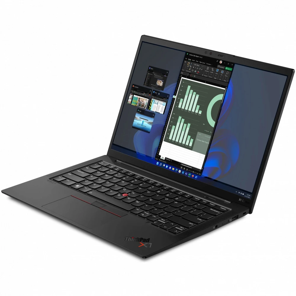 Ноутбук Lenovo ThinkPad X1 Carbon Gen 10 (21CB0064UK) 14 ", 4K Ultra HD + 3840x2400 (16:10), Intel, Core i7, 16 Гб, 1 ТБ, Intel UHD Graphics