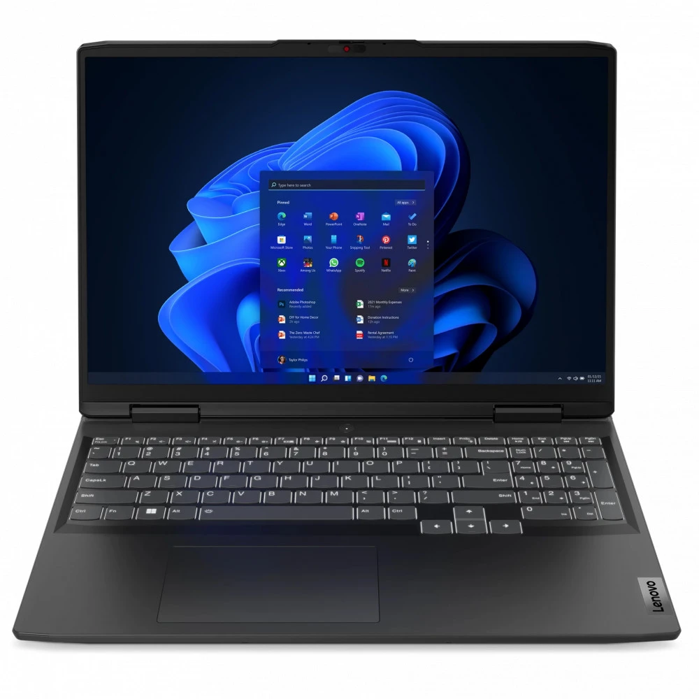 Ноутбук Lenovo IdeaPad Gaming 3 Gen 7 (82SC004DRU) 16 ", FHD 1920x1080 (16:9), AMD, Ryzen 7, 16 Гб, 1 ТБ, nVidia GeForce RTX 3050 Ti, Windows 11 Home