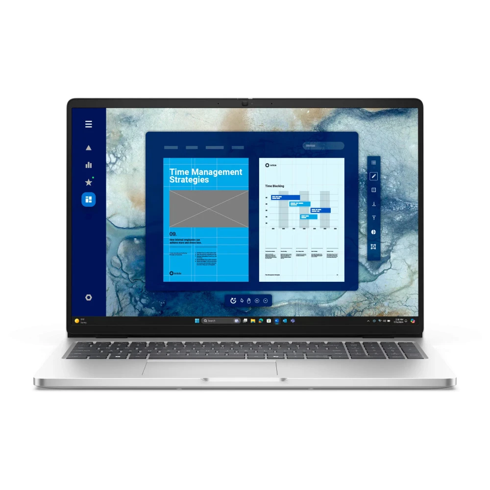 Ноутбук Dell Pro 16 PC16250 210-BQHB_107 16 ", FHD 1920x1080 (16:9), Intel, Core Ultra 7, 16 Гб, 512 ГБ, Intel Arc Graphics, Windows 11 Pro