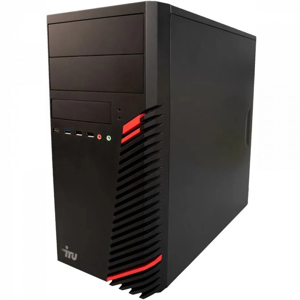 Персональный компьютер iRU Office 310H6SM 1911826 Core i3, 12100, 3.3, 8 Гб, DDR4-3200