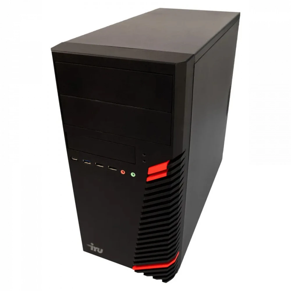 Персональный компьютер iRU Home 310H3SM 1885458 Pentium, G6405, 4.1, 8 Гб, DDR4-2666, Windows 11 Pro
