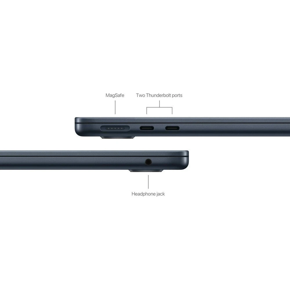 Ноутбук Apple MacBook Air 13 M3 Midnight MXCV3LL/A 13.6 ", WQXGA 2560x1664 (16:10), Apple, M3 series, 16 Гб, 512 ГБ, Apple M3 10-Core, Mac OS