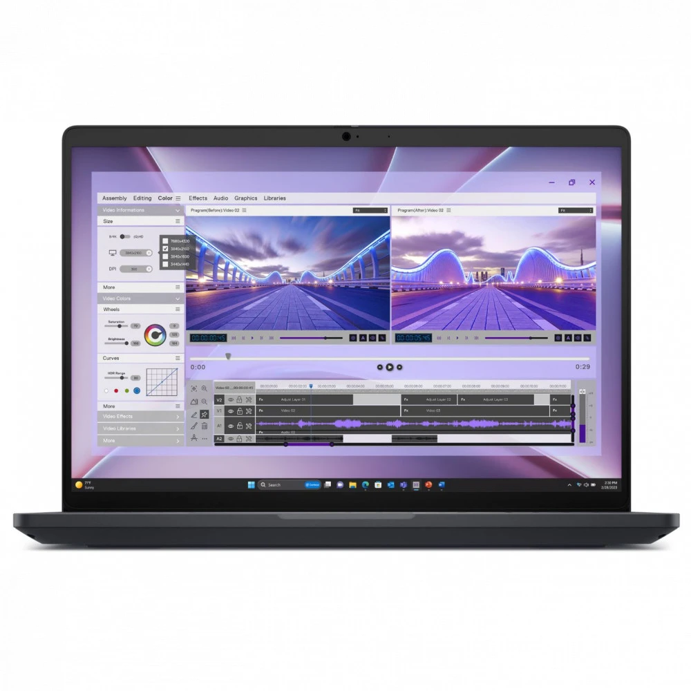 Мобильная рабочая станция Dell Pro Max 16 BTO127_MC16250_EMEA_210-BPVR 16, WUXGA 1920x1200, Intel, Core Ultra 7, 64, SSD