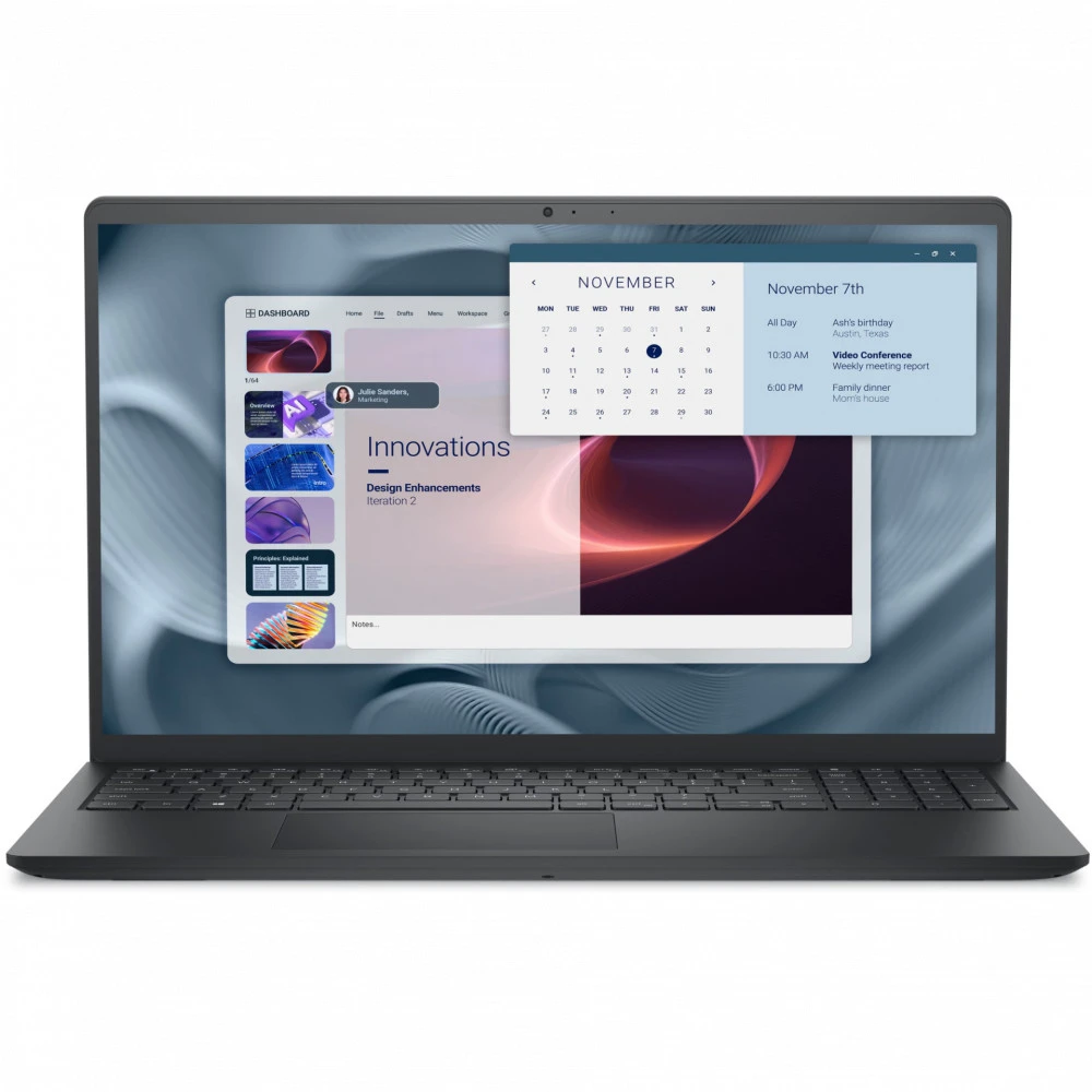 Ноутбук Dell Pro 15 Essential PV15250 PV15250_RPLU_001_P 15.6 ", FHD 1920x1080 (16:9), Intel, Core i5, 8 Гб, 512 ГБ, Intel Graphics, Linux