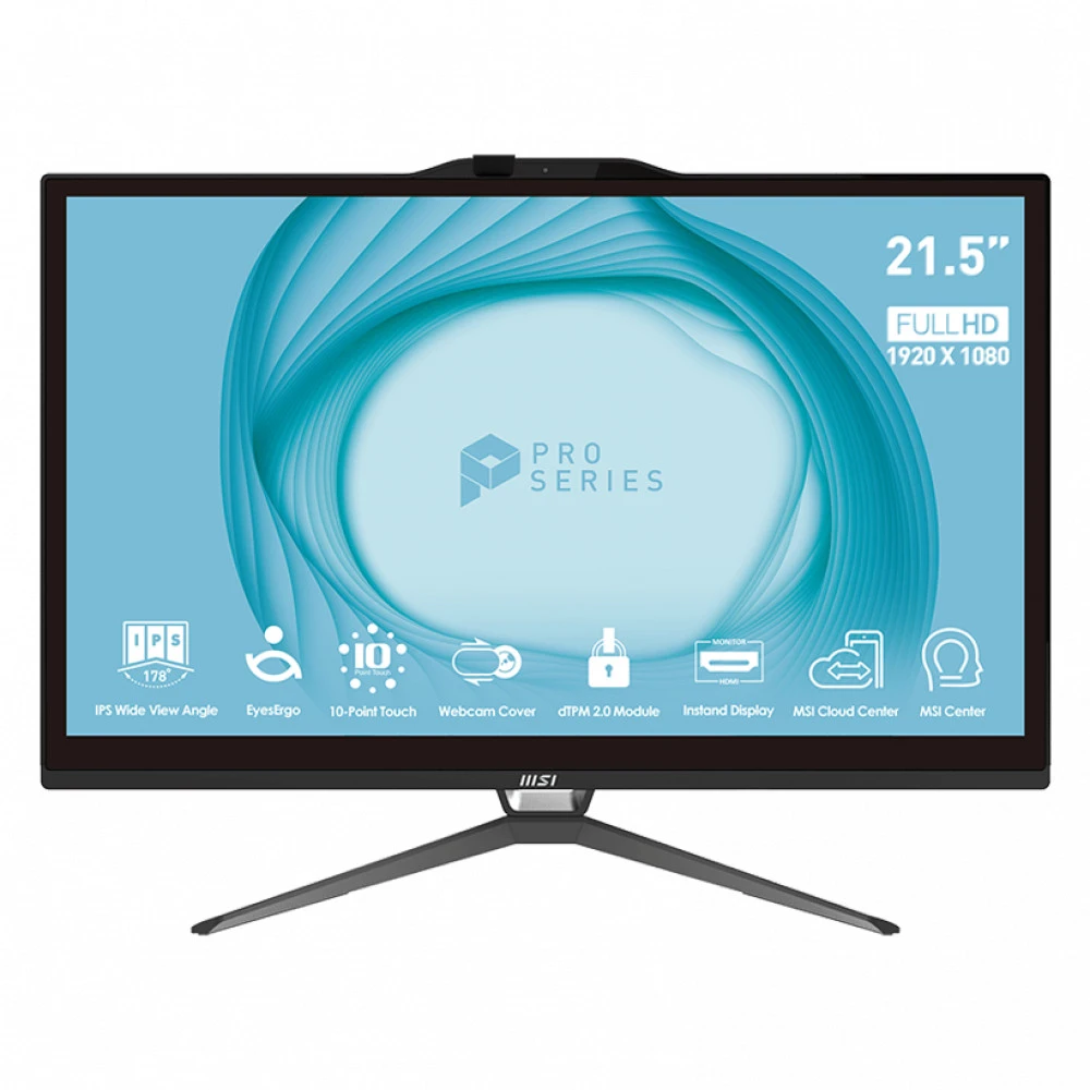 Моноблок MSI Pro AP222T 13M-012XRU 9S6-AC0111-090 21.5 ", Intel, Core i3, 13100, 3.4, 8 Гб, 256 Гб