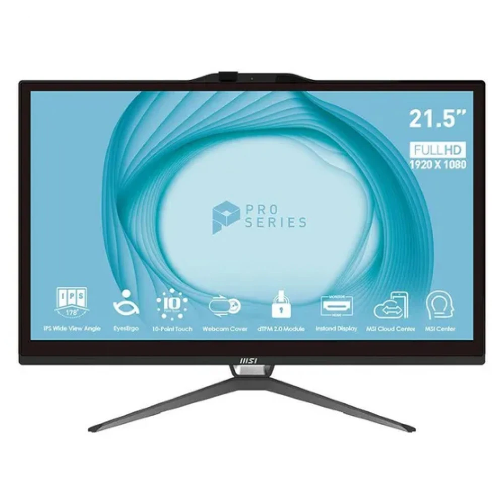 Моноблок MSI Pro AP222T 13M-089RU 9S6-AC0111-089 21.5 ", Core i3, 13100, 3.4, 8 Гб, 256 Гб