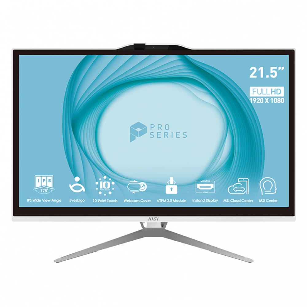 Моноблок MSI Pro AP222T 13M-082RU 9S6-AC0112-082 21.5 ", Intel, Core i3, 13400, 2.5, 16 Гб, 512 Гб