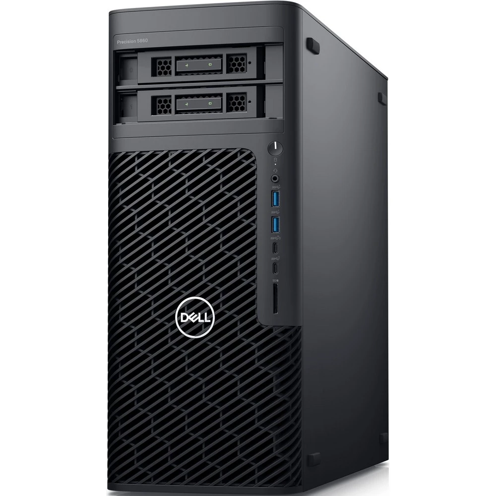 Рабочая станция Dell Precision 5860 Tower 210-BFNP Большой (Mini Tower, midi Tower, Tower), Xeon, W5-2455X, 64, 1 ТБ