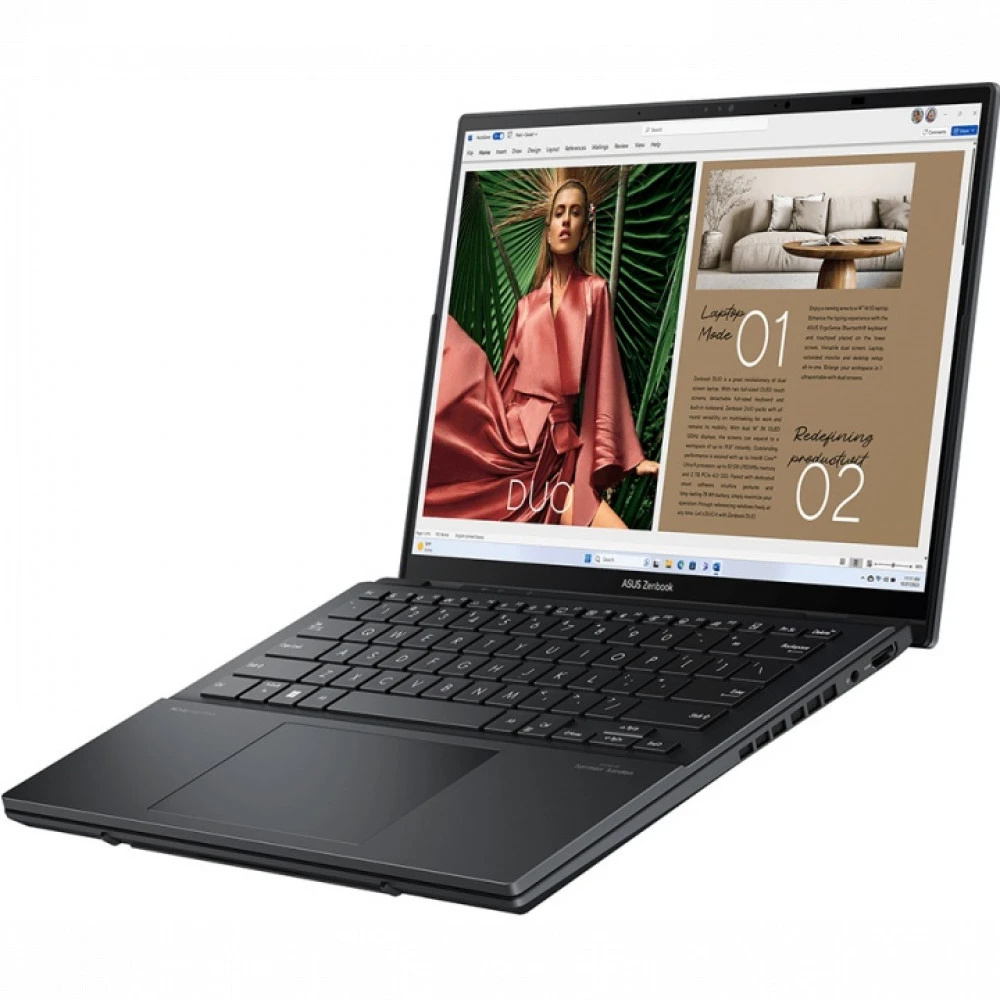 Ноутбук Asus Zenbook 14 OLED UX8406CA-PZ268X 90NB14X1-M00EZ0 14 ", WQXGA+ 2880x1800 (16:10), Intel, Core Ultra 9, 32 Гб, 1 ТБ, Intel Graphics, Windows 11 Pro