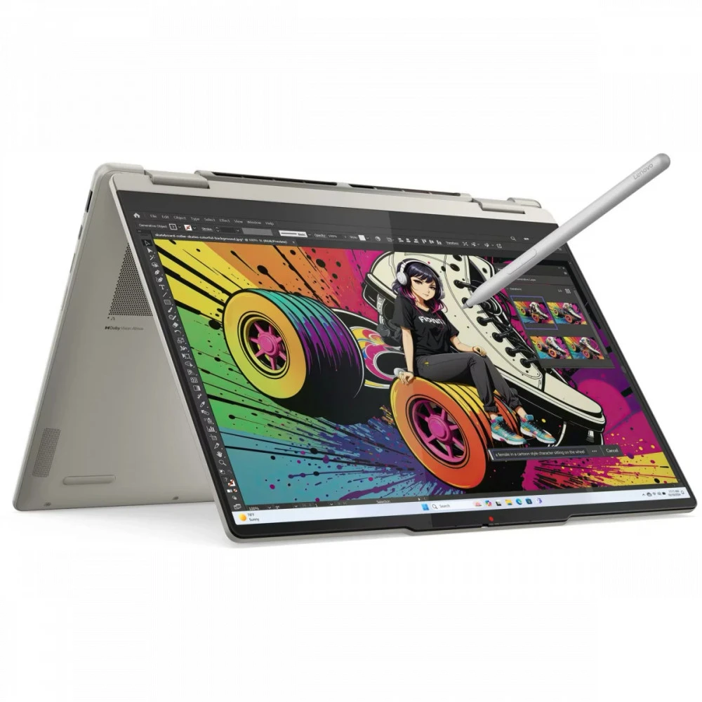 Ноутбук Lenovo Yoga 7 2-in-1 14AKP10 83JR0061RK 14 ", WUXGA 1920x1200 (16:10), AMD, Ryzen AI 7, 24 Гб, 1 ТБ, Radeon 860M, Windows 11 Home