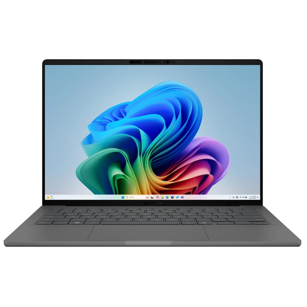 Ноутбук Asus UX3407QA Zenbook A14 Iceland Gray 90NB1502-M00DN0 14 ", WUXGA 1920x1200 (16:10), Qualcomm, Snapdragon X, 16 Гб, 512 ГБ, Qualcomm Adreno X1-45, Windows 11 Home