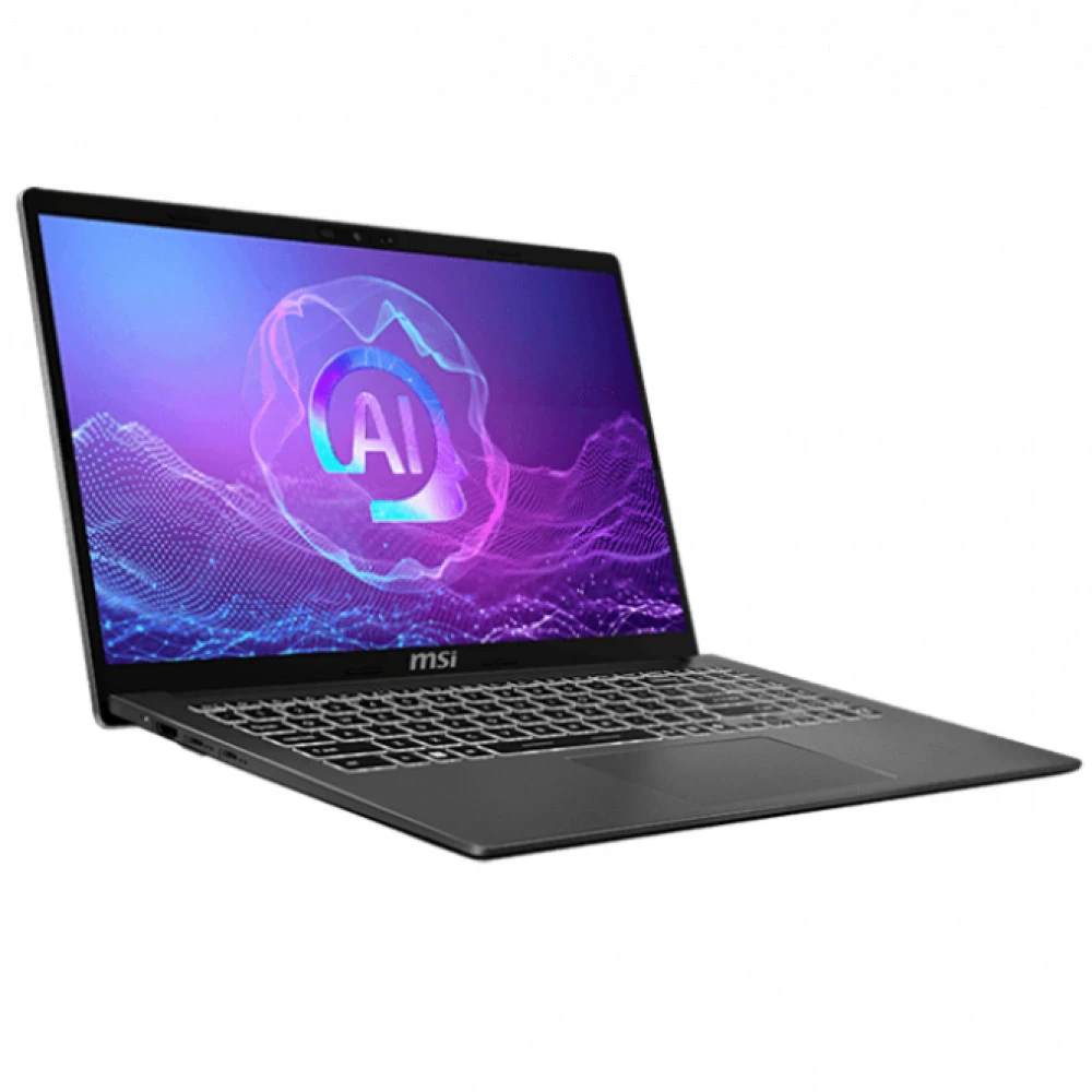 Ноутбук MSI Modern A15 AI+ F3HMG-006XBY Platinum Gray 9S7-15SK21-006 15.6 ", FHD 1920x1080 (16:9), AMD, Ryzen AI 5, 16 Гб, 512 ГБ, Intel Graphics