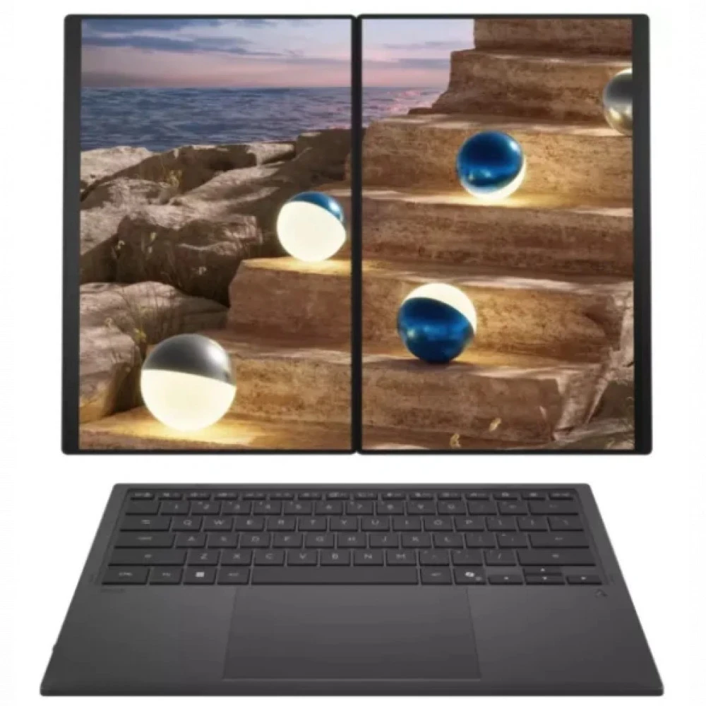 Ноутбук Asus Zenbook Duo UX8407AA-SN046W 90NB16V1-M00JX0 14 ", WQXGA+ 2880x1800 (16:10), Intel, Core Ultra 9, 32 Гб, 2 ТБ, Intel Graphics, Windows 11 Home
