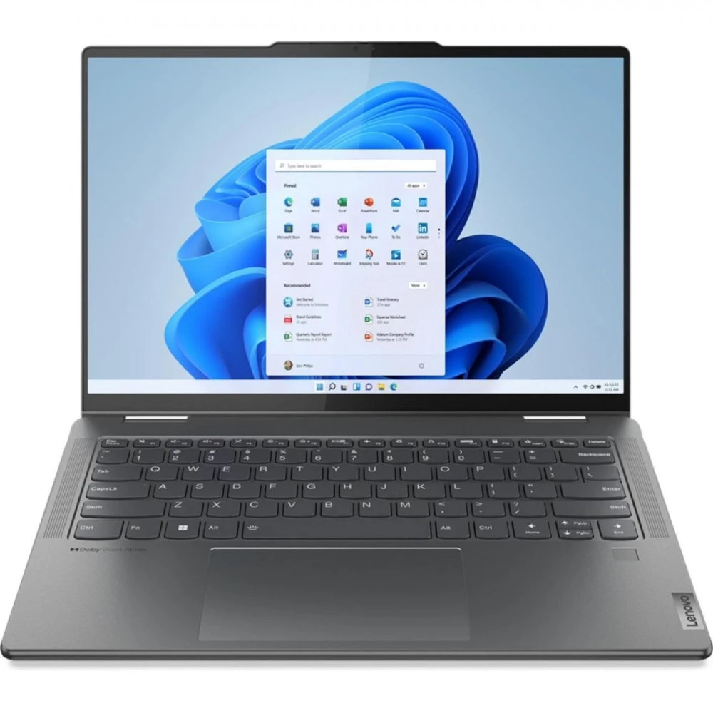Ноутбук Lenovo Yoga 7 14ARP8 82YM0035RK 14 ", WQXGA+ 2880x1800 (16:10), AMD, Ryzen 5, 16 Гб, 512 ГБ, AMD Radeon 660M, Windows 11 Home