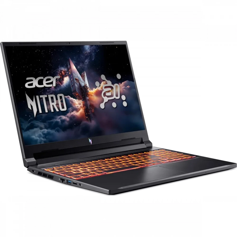 Ноутбук Acer Nitro V 16 AI ANV16-42-R7PG NH.U1FER.002 16 ", WUXGA 1920x1200 (16:10), AMD, Ryzen 7, 16 Гб, 1 ТБ, nVidia GeForce RTX 5070