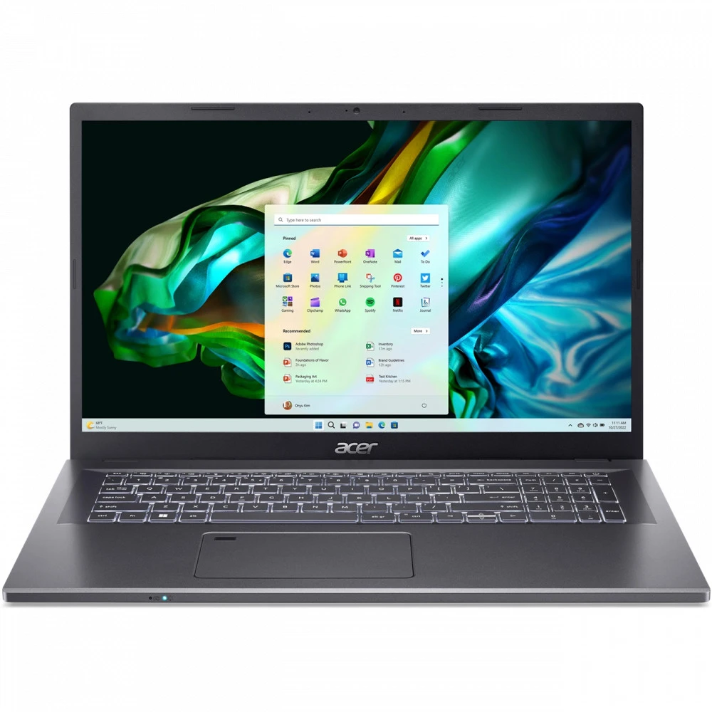 Ноутбук Acer Aspire 5 A517-58GM-551N NX.KJLCD.005 17.3 ", FHD 1920x1080 (16:9), Intel, Core i5, 16 Гб, 512 ГБ, NVIDIA GeForce RTX 2050, Windows 11 Home