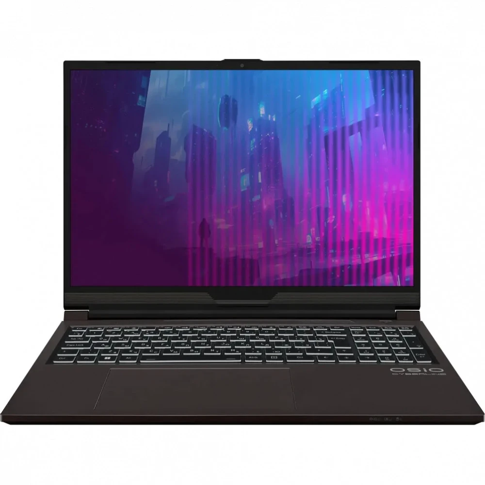 Ноутбук OSIO CyberLine C160I-001 16 ", WUXGA 1920x1200 (16:10), Intel, Core i5, 16 Гб, 512 ГБ, nVidia GeForce RTX 3050