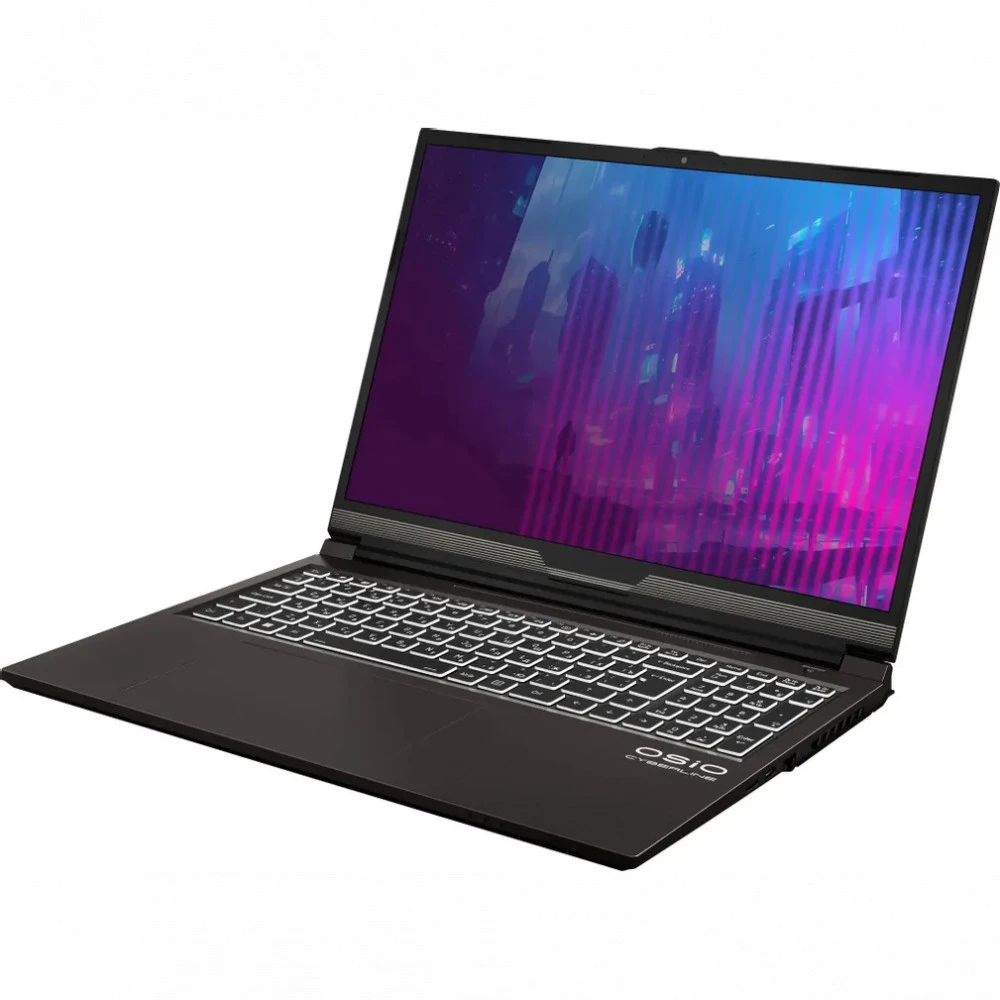 Ноутбук OSIO CyberLine C160I-001 16 ", WUXGA 1920x1200 (16:10), Intel, Core i5, 16 Гб, 512 ГБ, nVidia GeForce RTX 3050