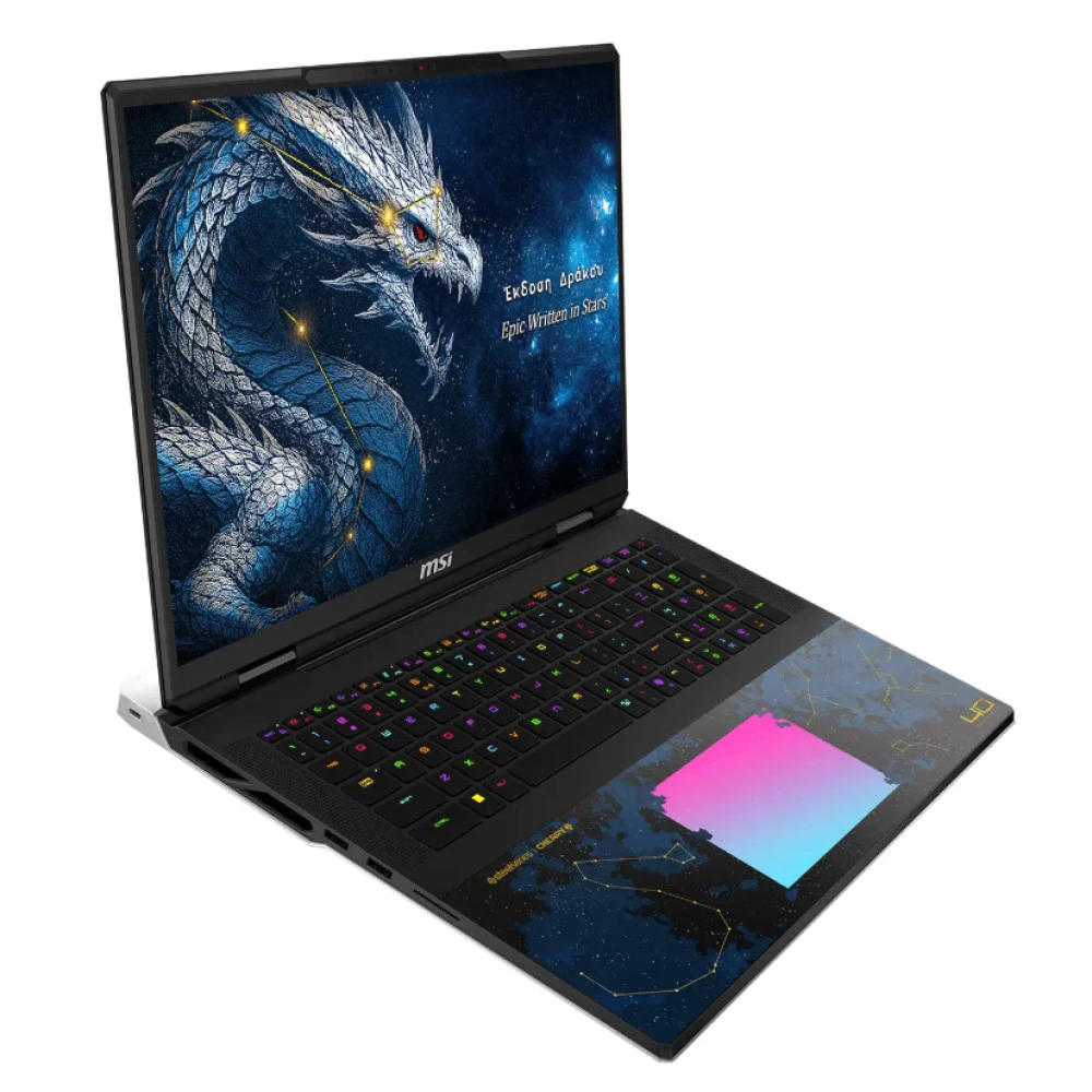 Ноутбук MSI Titan 18 HX Dragon Edition Draco Epic A2WJ-1214KZ 9S7-1824D6-1214 18 ", 4K Ultra HD + 3840x2400 (16:10), Intel, Core Ultra 9, 4 ТБ, nVidia GeForce RTX 5090, Windows 11 Pro
