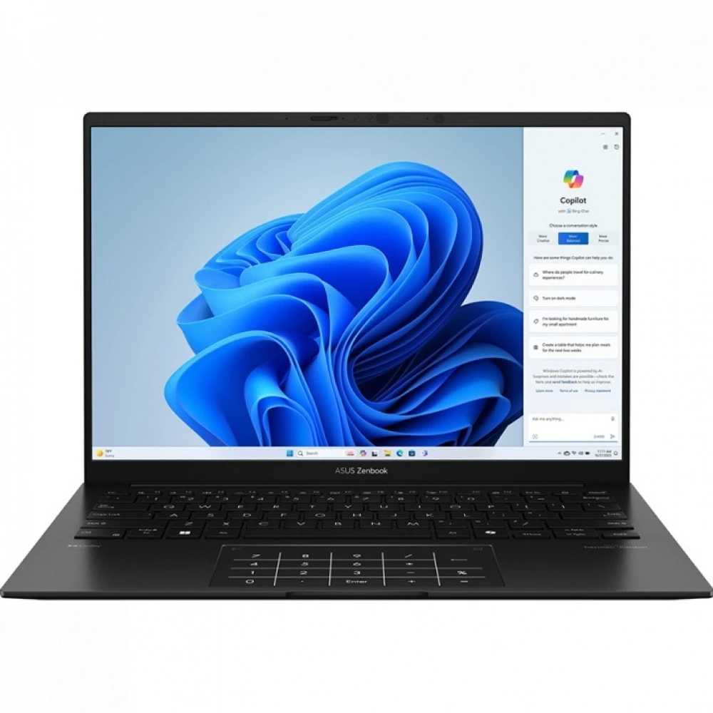 Ноутбук Asus Zenbook 14 OLED UM3406KA-QD331 90NB14U1-M00MY0 14 ", WUXGA 1920x1200 (16:10), AMD, Ryzen AI 5, 16 Гб, 512 ГБ, Radeon 840M Graphics