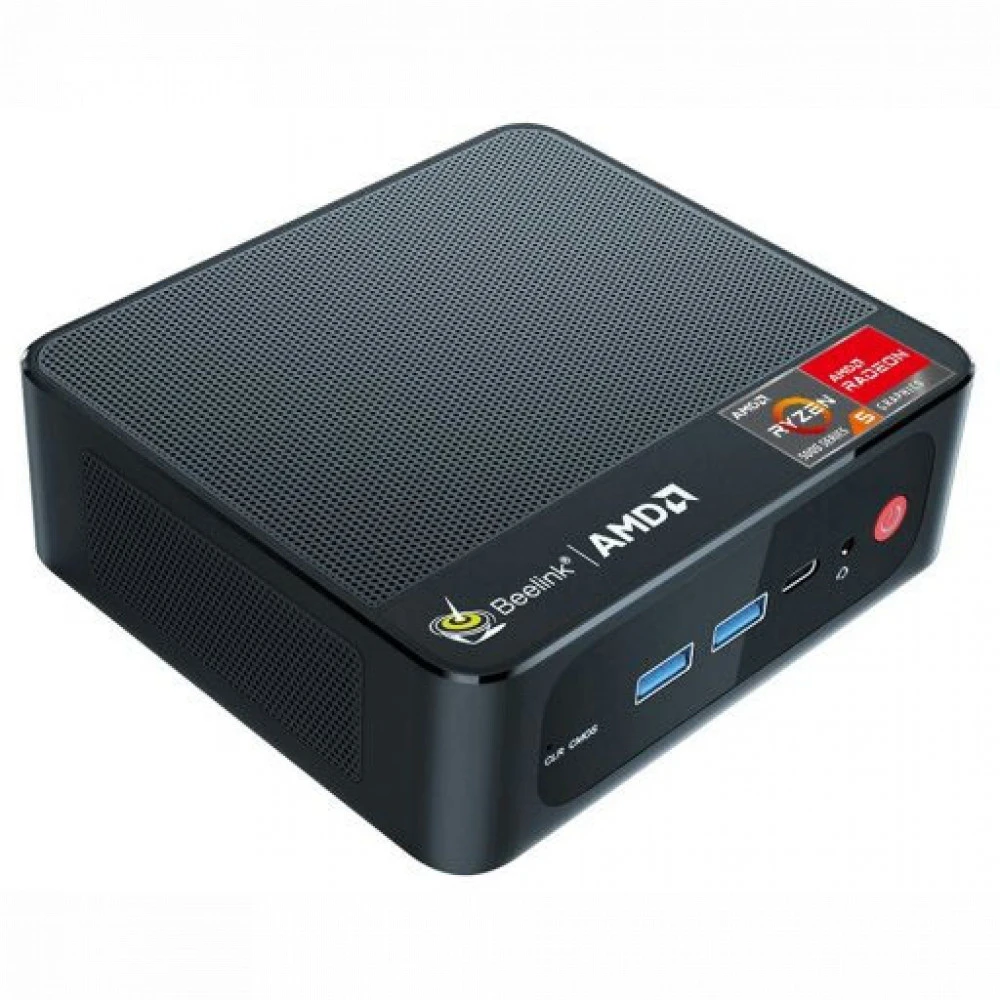 Персональный компьютер Beelink SER5 Black BL/SER5/5500U/16G/500G/2,5G* 1/Black Ryzen 5, 5500U, 2.1, 16 Гб, DDR4-3200