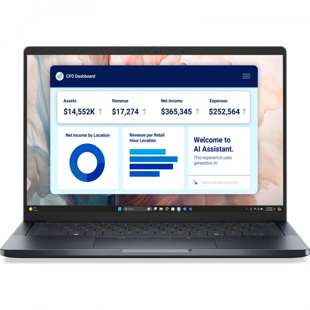 Ноутбук Dell Pro 14 Premium PA14250 XCTO 210-BPFF_4 14 ", WUXGA 1920x1200 (16:10), Intel, Core Ultra 5, 32 Гб, 512 ГБ, Intel Arc Graphics 130V, Windows 11 Pro