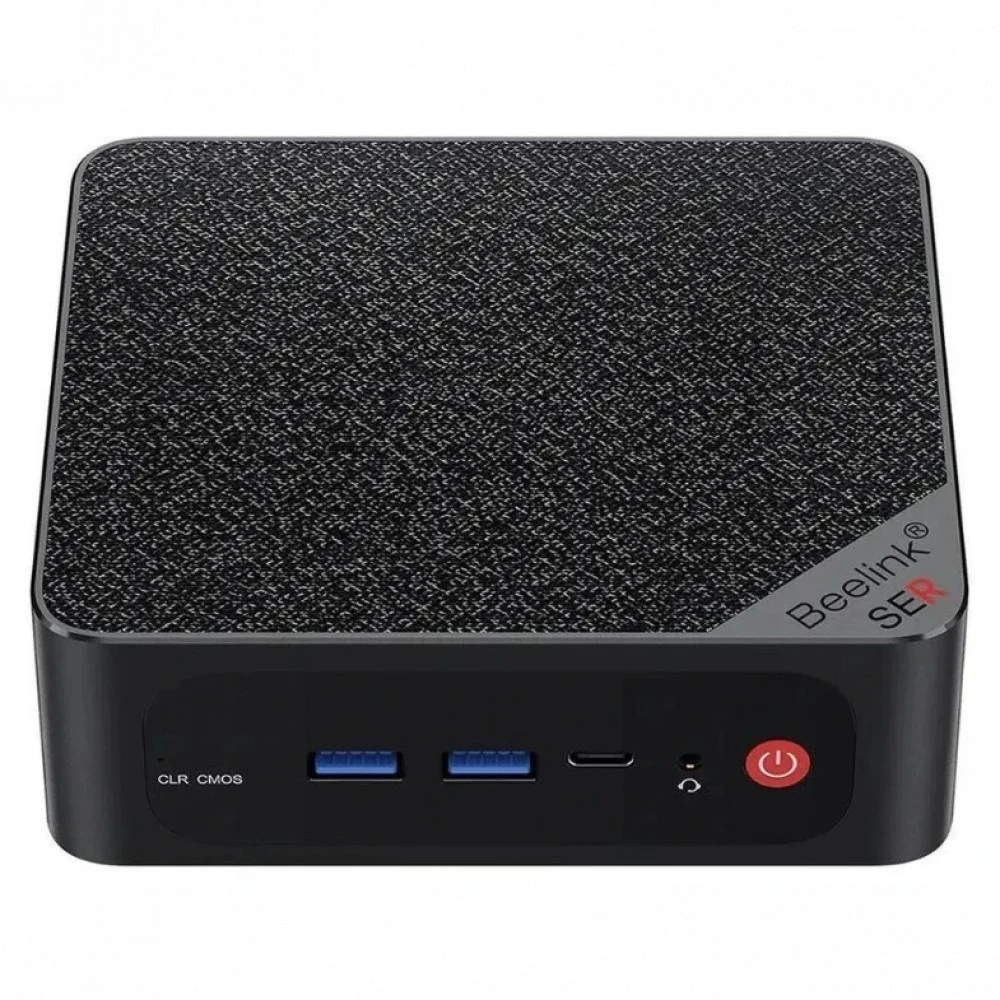 Персональный компьютер Beelink SER5 Max Black BL/SER5 MAX/7735HS/24G/500G/2,5G*1/ Blac Ryzen 7, 7735HS, 3.2, 24 Гб, DDR5-6400