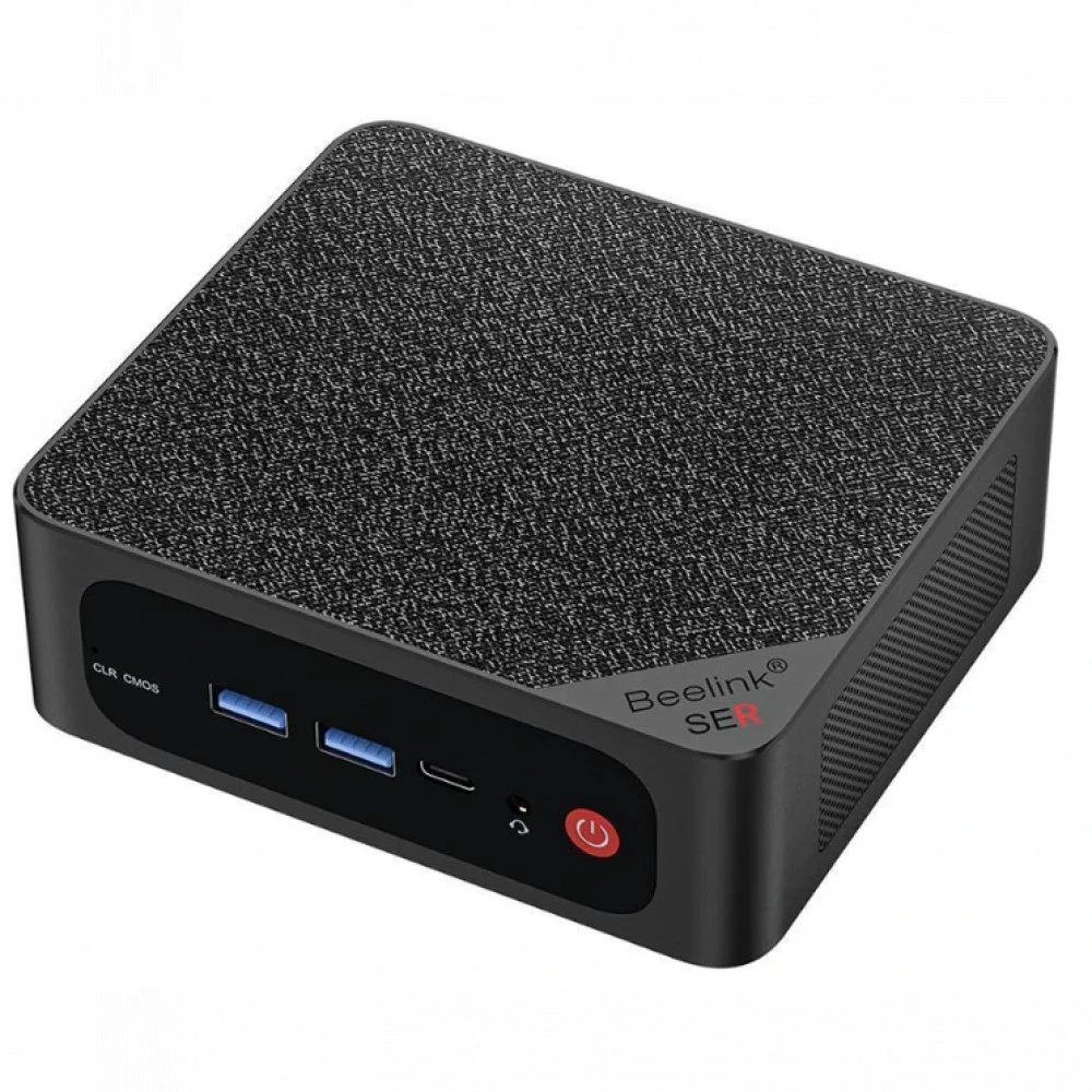 Персональный компьютер Beelink SER5 Max Black BL/SER5 MAX/7735HS/24G/500G/2,5G*1/ Blac Ryzen 7, 7735HS, 3.2, 24 Гб, DDR5-6400