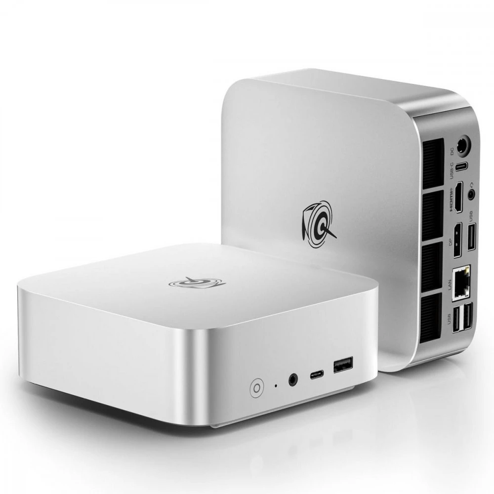 Персональный компьютер Beelink SER8 BL/SER8/8845HS/64G/1TB/Frost Silver Ryzen 7, 8845HS, 3.8, 64 Гб, DDR5-5600, Windows 11 Pro