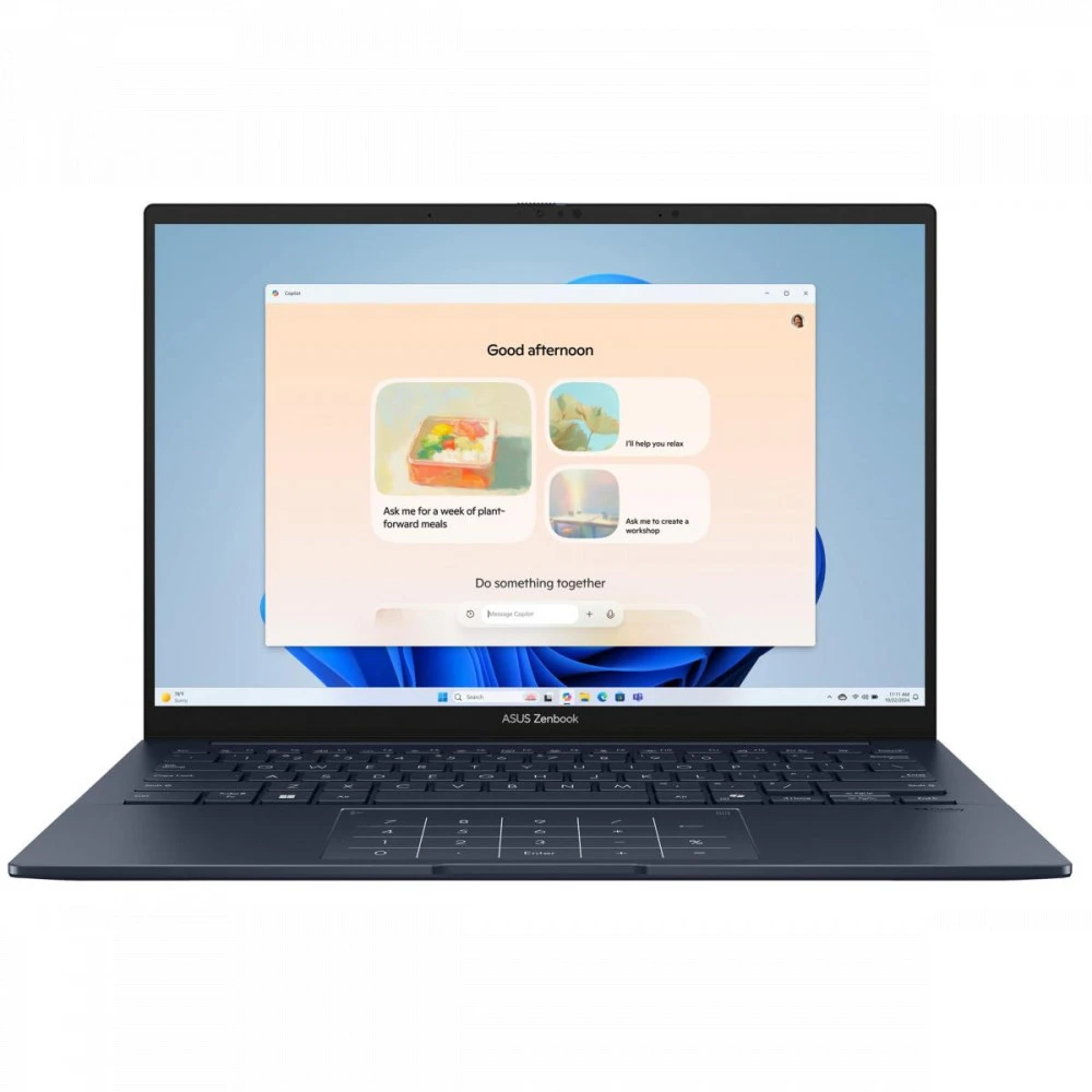 Ноутбук Asus Zenbook 14 90NB14W7-M00MP0 14 ", WUXGA 1920x1200 (16:10), Intel, Core Ultra 7, 16 Гб, 512 ГБ, Intel Arc Graphics, Windows 11 Home