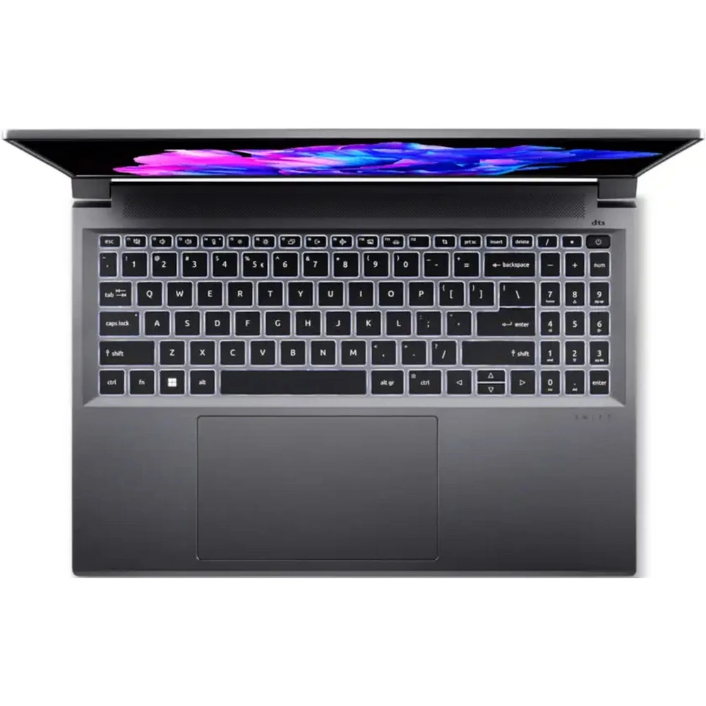 Ноутбук Acer Swift X SFX16-61G NX.KFPER.001 16 ", 3K 3200x2000 (16:10), AMD, Ryzen 9, 16 Гб, 1 ТБ, nVidia GeForce RTX 4050