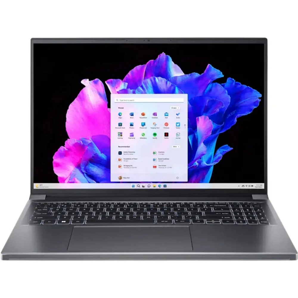 Ноутбук Acer Swift X SFX16-61G NX.KFPER.001 16 ", 3K 3200x2000 (16:10), AMD, Ryzen 9, 16 Гб, 1 ТБ, nVidia GeForce RTX 4050
