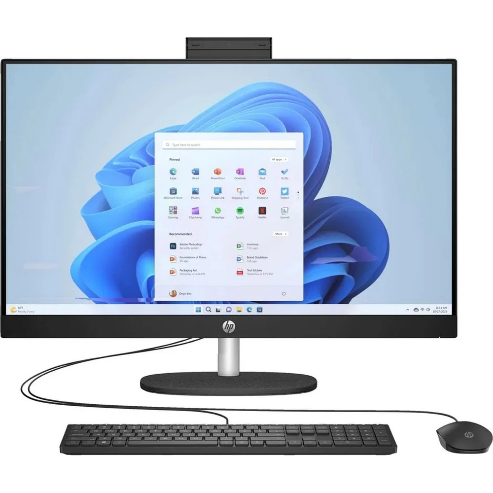 Моноблок HP All-in-One 27-cr0037ci 7Y0F3EA 27 ", Intel, Core i3, 1315U, 1.2, 8 Гб, 512 Гб