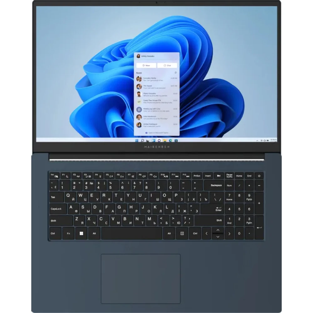 Ноутбук Maibenben M17A-R574UM M17A-R574UM0G14HU4EB0 17.3 ", FHD 1920x1080 (16:9), AMD, Ryzen 5, 16 Гб, 1 ТБ, AMD Radeon, Windows 11 Home