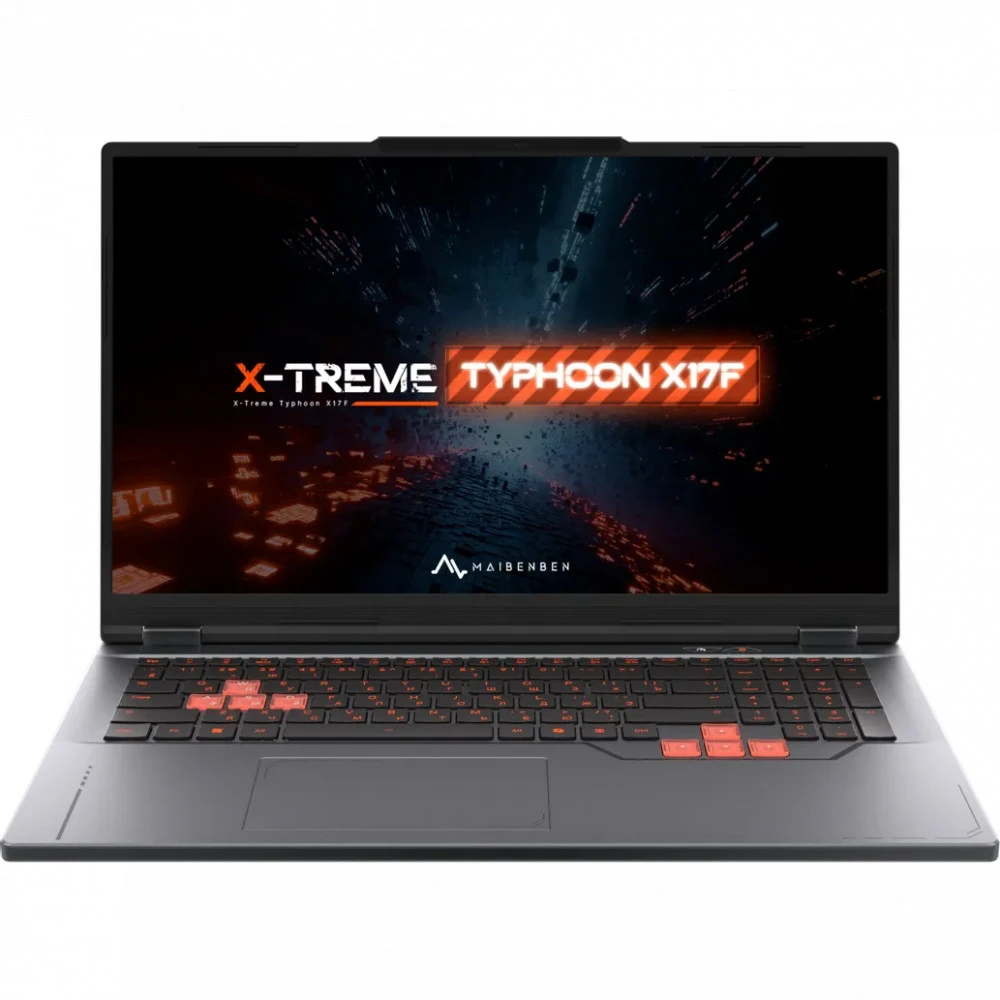 Ноутбук Maibenben X17F-R98956 X17F-R989560R34HG4E10 17.3 ", FHD 1920x1080 (16:9), AMD, Ryzen 9, 24 Гб, 1 ТБ, nVidia GeForce RTX 5060, Windows 11 Home