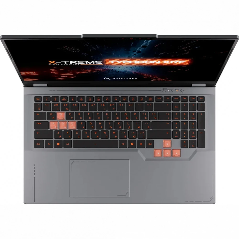 Ноутбук Maibenben X17F-R77435 X17F-R774350G34LG4E10 17.3 ", FHD 1920x1080 (16:9), AMD, Ryzen 7, 16 Гб, 1 ТБ, nVidia GeForce RTX 3050, Linux