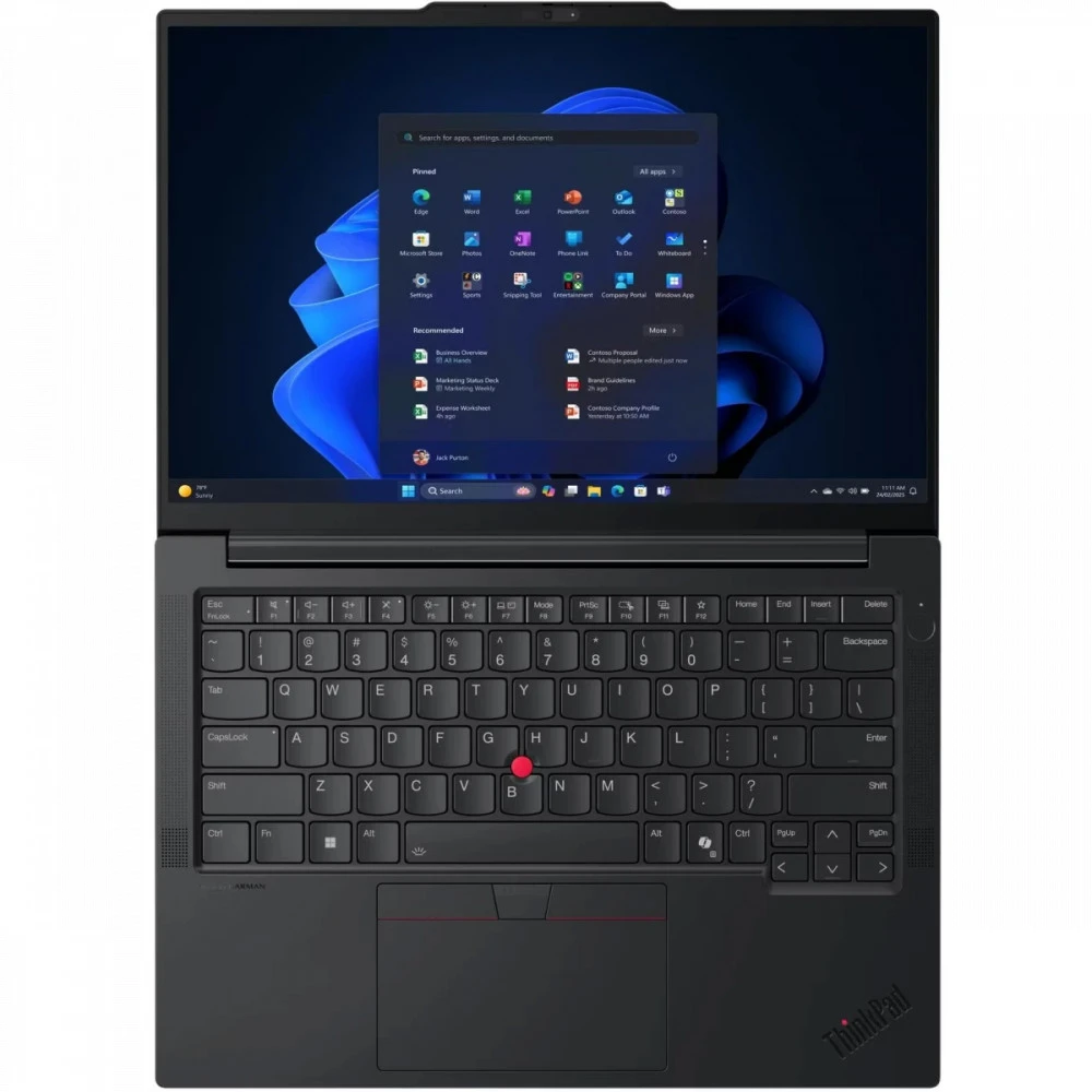 Ноутбук Lenovo ThinkPad E14 21SXS0N500 14 ", WUXGA 1920x1200 (16:10), Intel, Core Ultra 7, 16 Гб, 512 ГБ, Intel Arc 140T