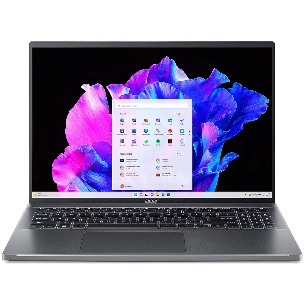 Ноутбук Acer Swift SFG16-72-50UC NX.KUBCD.002 16 ", FHD 1920x1080 (16:9), Intel, Core Ultra 5, 16 Гб, 1 ТБ, Intel Arc Graphics, Windows 11 Home