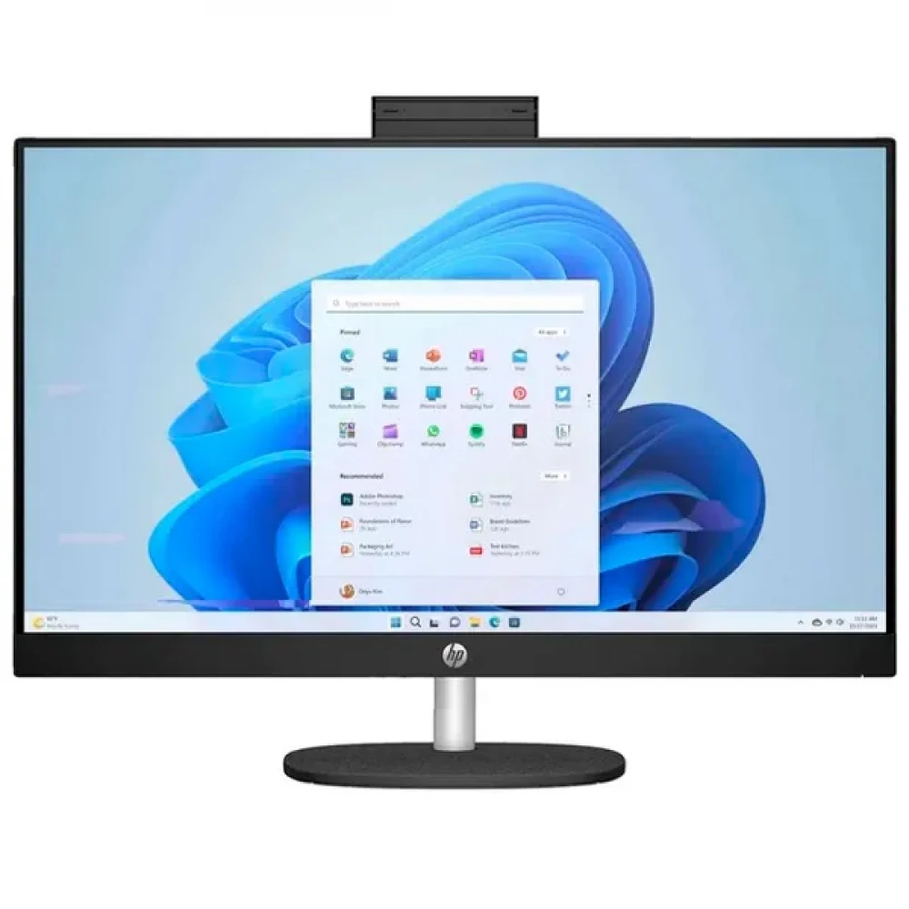 Моноблок HP All-in-One 24-cr0011ci 7Y007EA 23.8 ", AMD, Ryzen 5, 7520U, 2.8, 8 Гб, 512 Гб