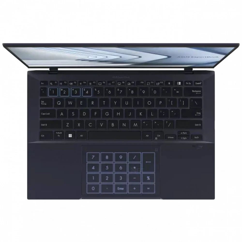 Ноутбук Asus ExpertBook B9 90NX05W1-M01JZ0 14 ", WQXGA+ 2880x1800 (16:10), Intel, Core i7, 32 Гб, 1 ТБ, Intel UHD Graphics, Windows 11 Pro