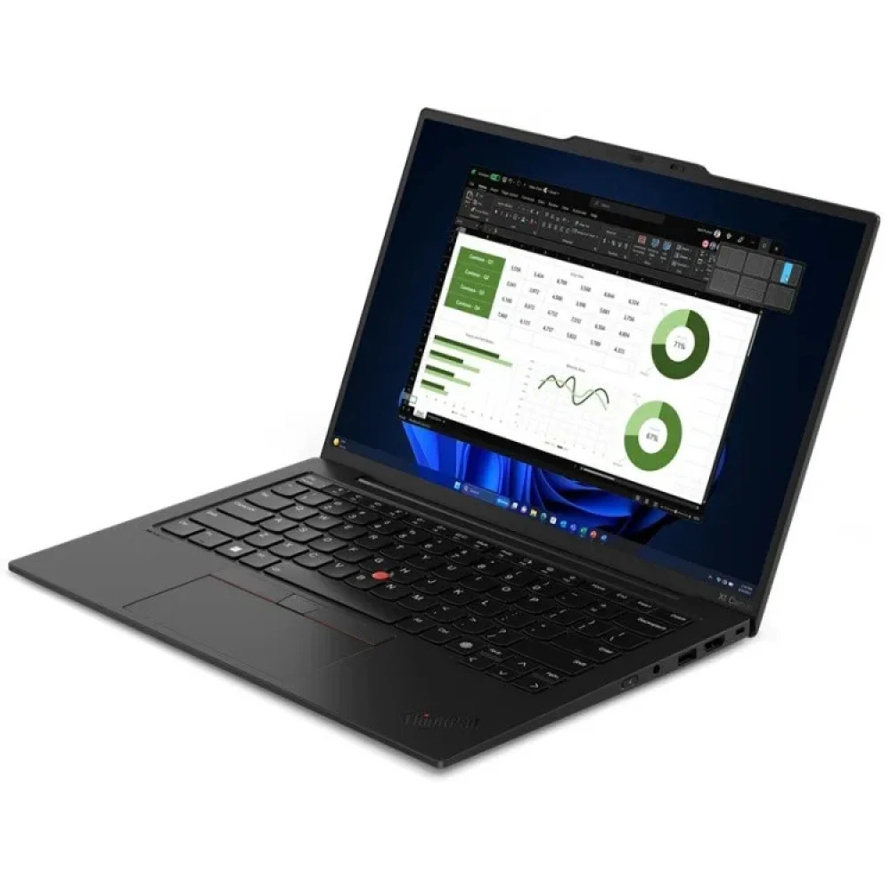 Ноутбук Lenovo X1 Carbon 21KDS34M00 14 ", QHD 2160x1440 (3:2), Intel, Core Ultra 7, 64 Гб, 1 ТБ, Intel Arc Graphics, Windows 11 Pro